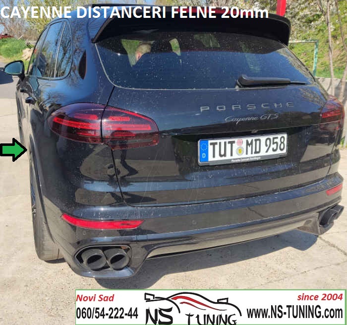distanceri porsche cayenne 2014 2015 5x130 20mm ugradnja servis novi sad ns tuning